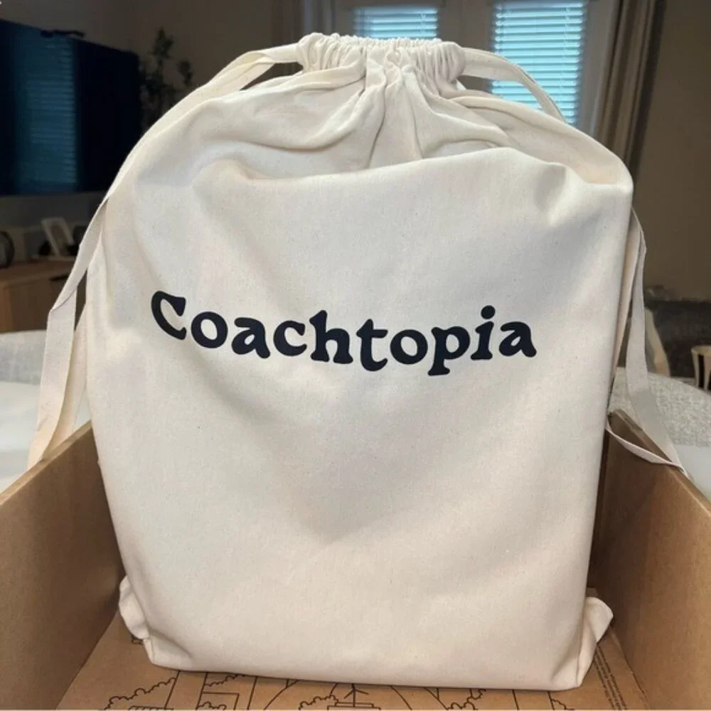 Coach Cloud Handle Tote In Coachtopia Leather Black